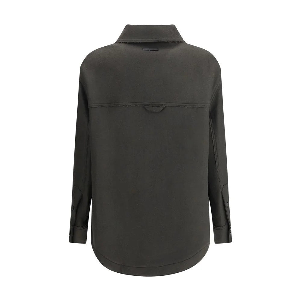 Ami Paris Wool Overshirt - Coats & Jackets