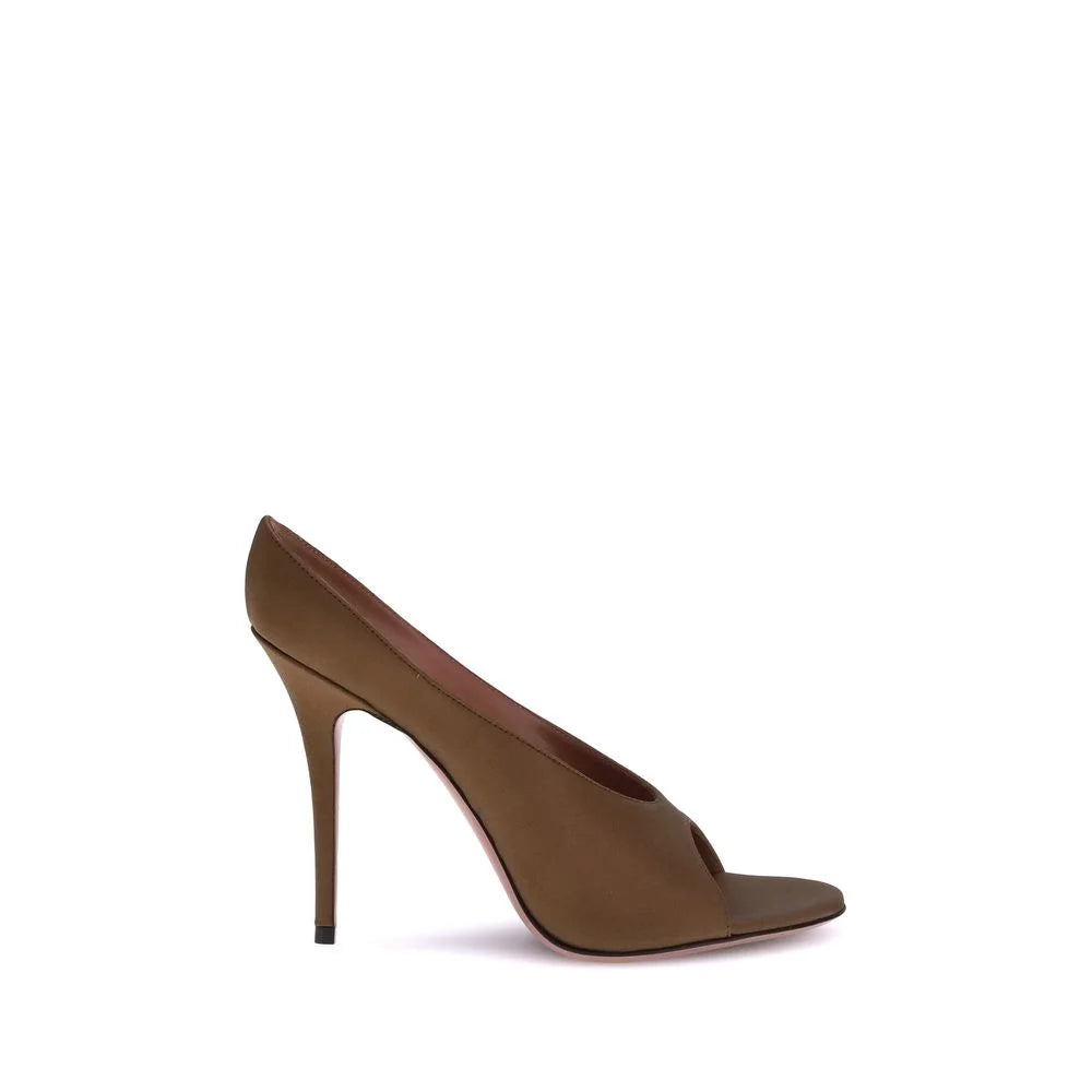 Amina Muaddi Anok satin Sandals - Heels