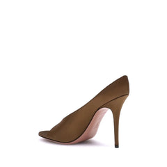 Amina Muaddi Anok satin Sandals - Heels