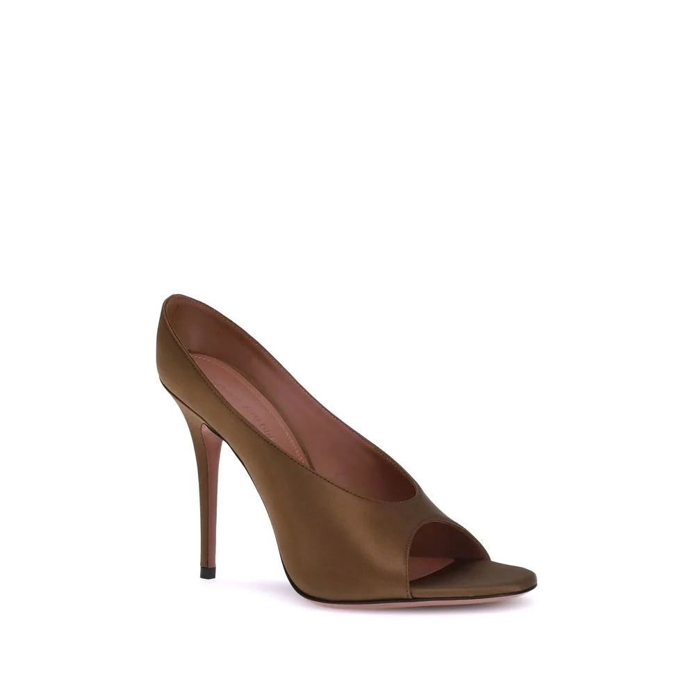 Amina Muaddi Anok satin Sandals - Heels