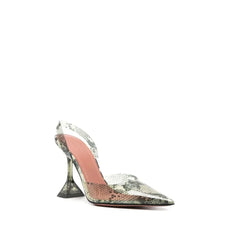 Amina Muaddi Bicolor Pvc High Heel Pumps