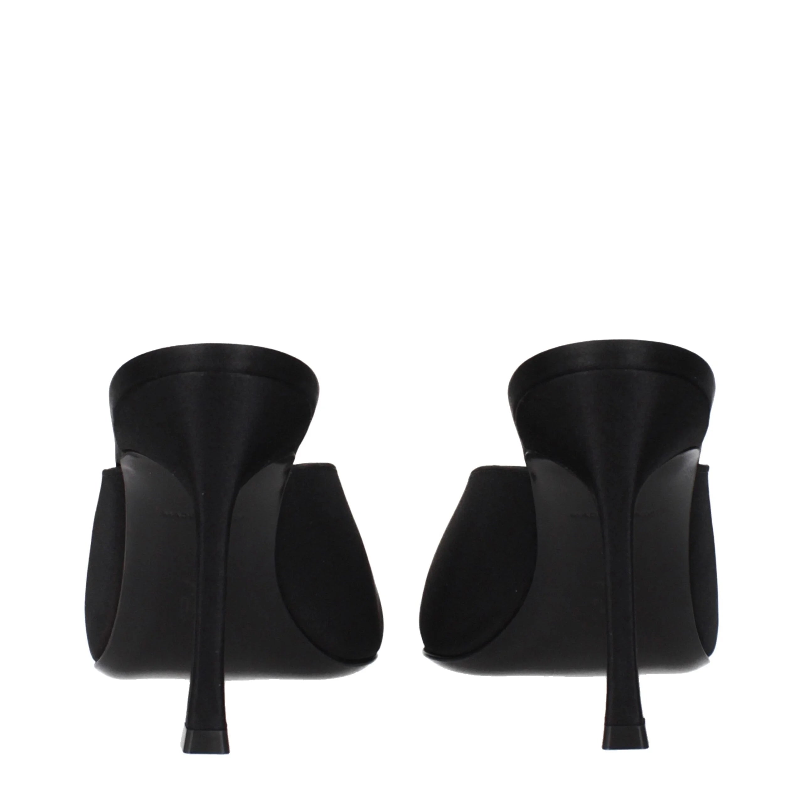 Amina Muaddi Black Satin Pumps - EU36.5/US6.5