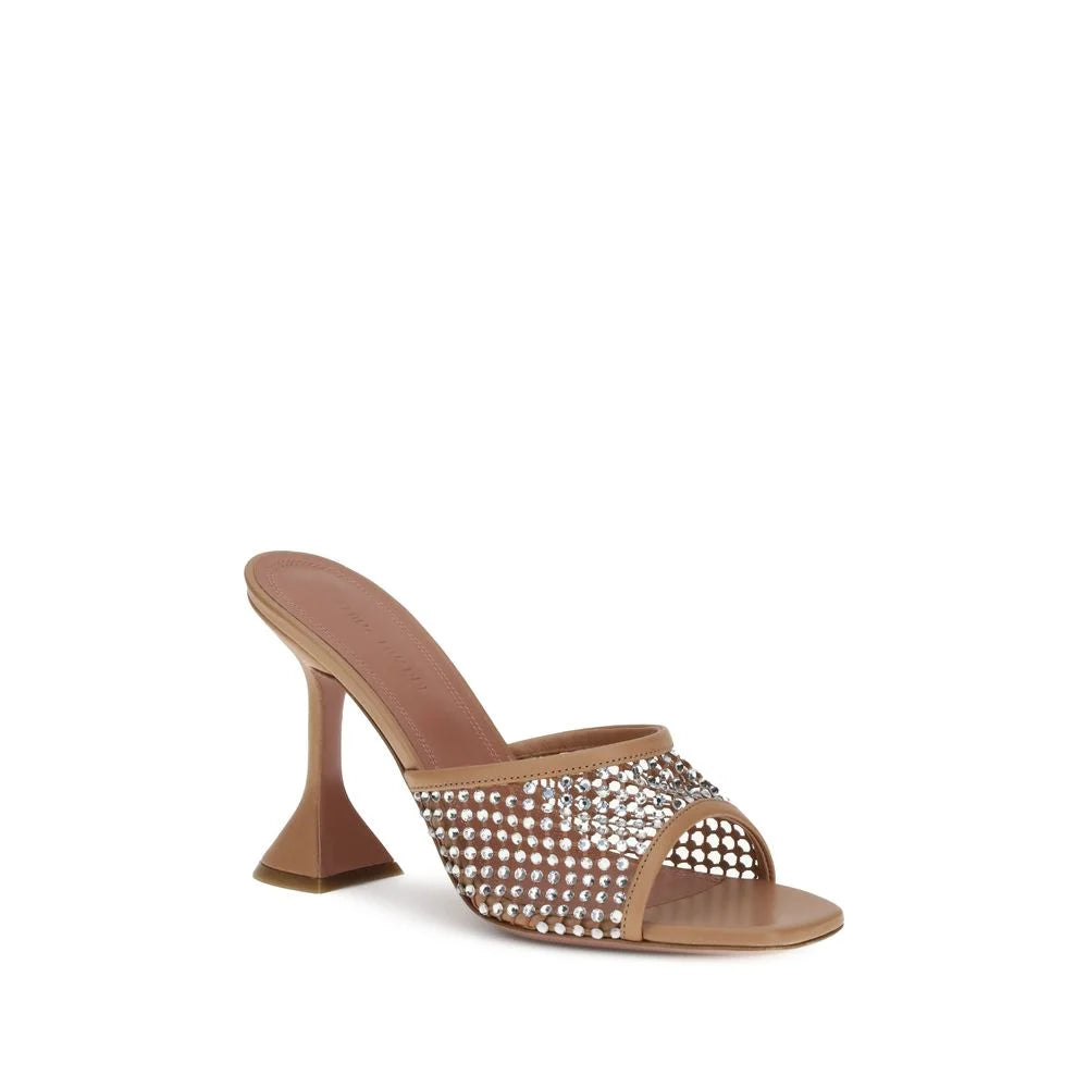 Amina Muaddi Lupita Crystal Sandals - Sandals