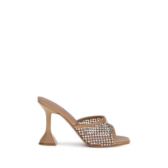 Amina Muaddi Lupita Crystal Sandals - Sandals