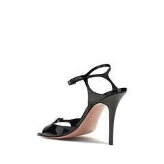 Amina Muaddi Patent-leather Adut Sandal - EU41/US11 - Sandals