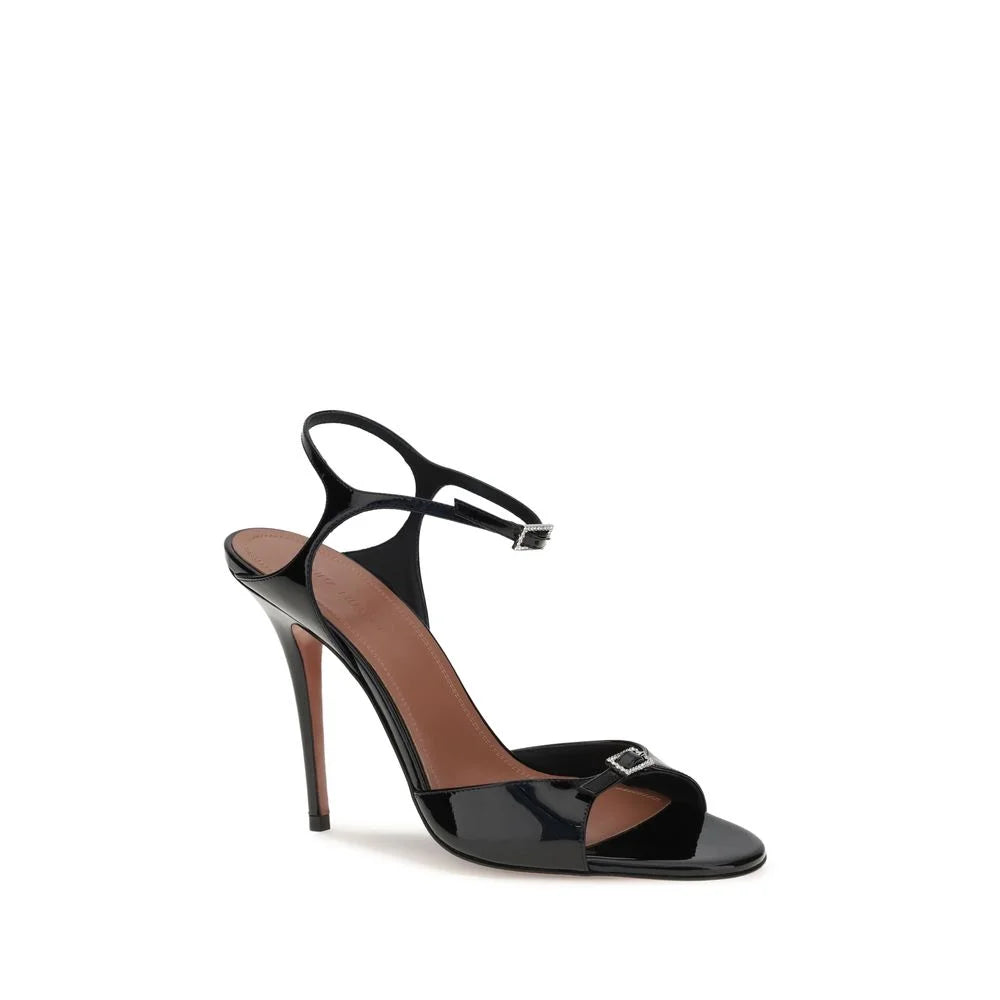 Amina Muaddi Patent-leather Adut Sandal - EU41/US11 - Sandals