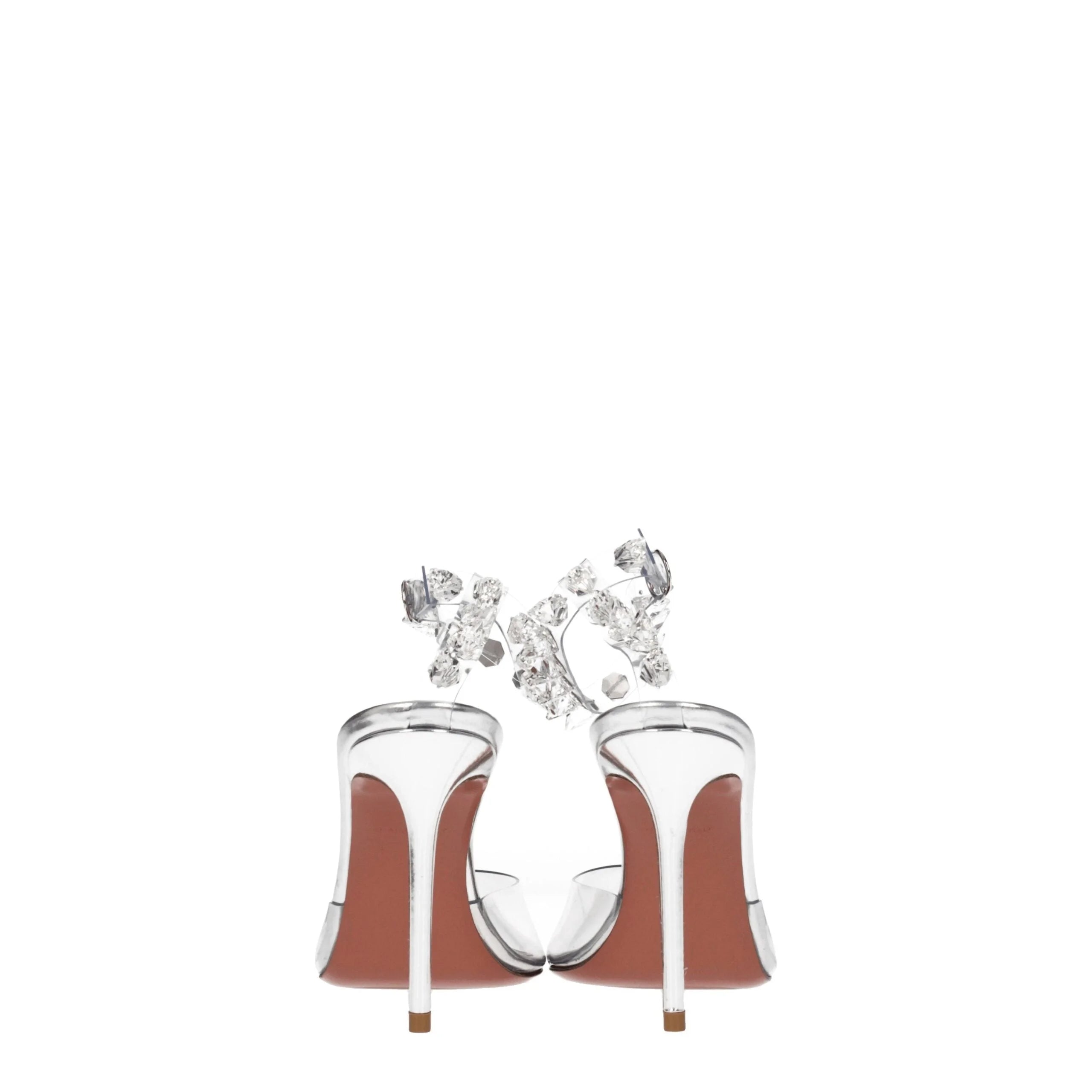 Amina Muaddi Transparent Pvc High Heel Pumps