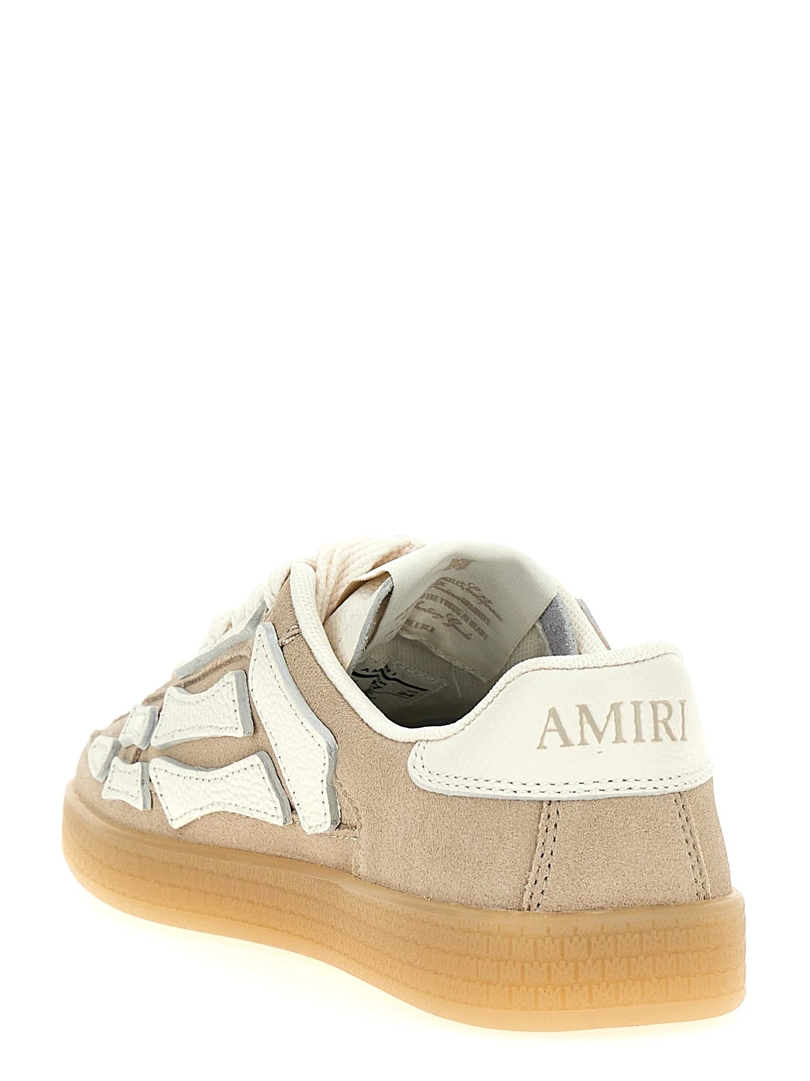 Amiri Beige Cowhide Sneakers - EU40/US10