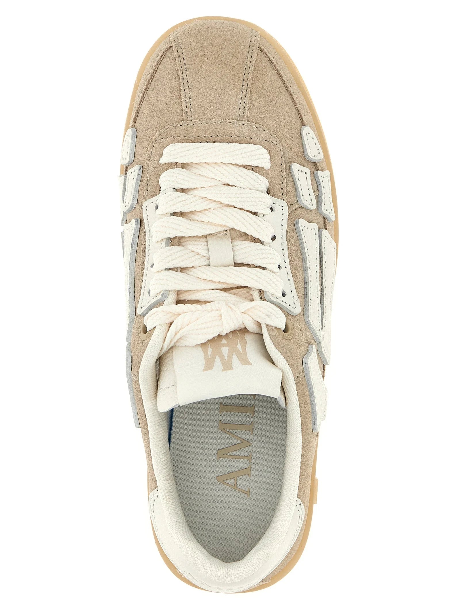 Amiri Beige Cowhide Sneakers - EU40/US10