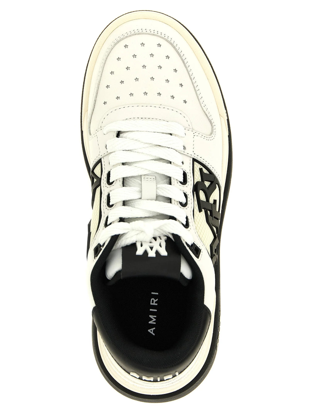 Amiri Bicolor Calfskin Athletic Sneakers