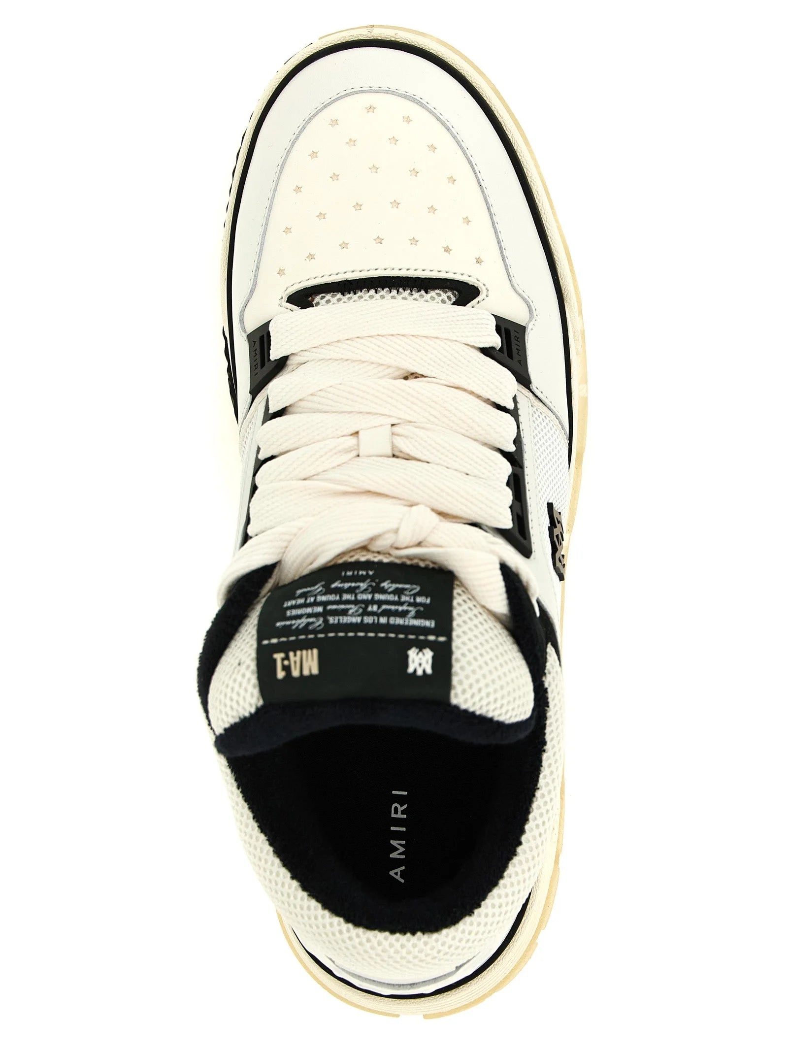 Amiri Bicolor Calfskin Athletic Sneakers - EU46/US13