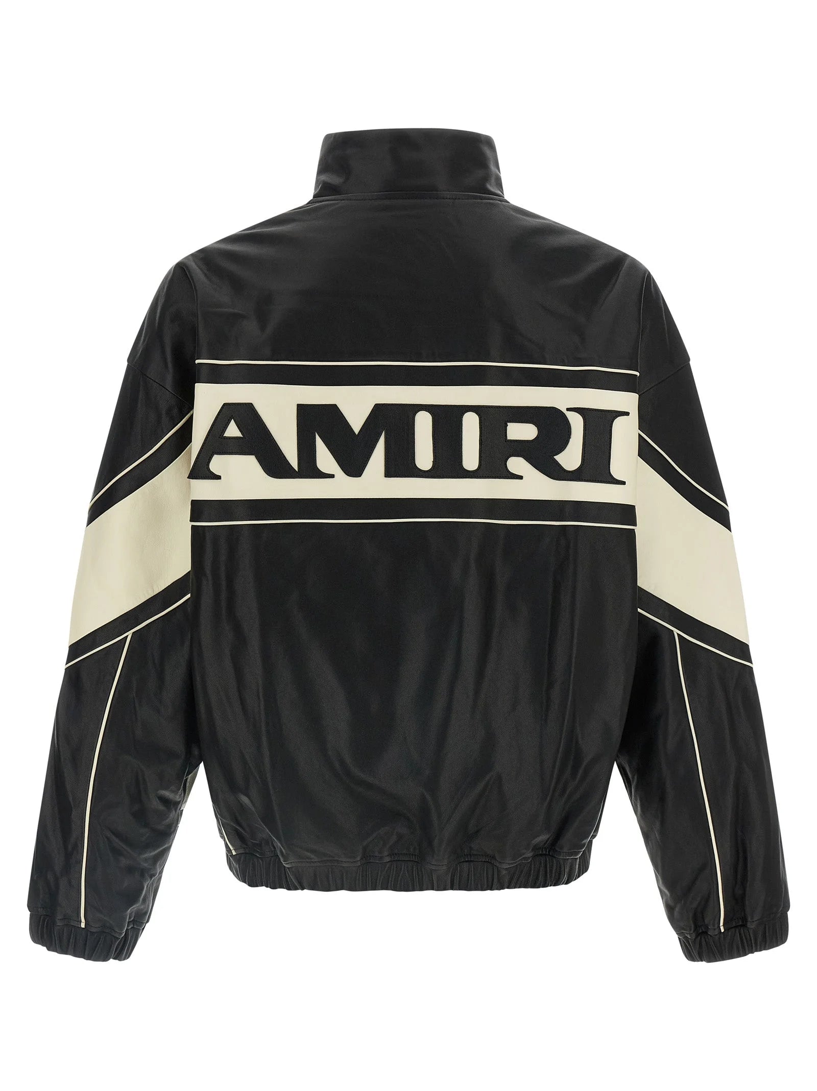 Amiri Bicolor Lamb Leather Leather Jacket - IT50 | L