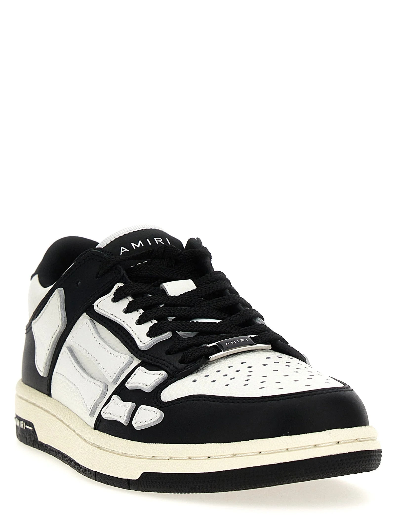Amiri Bicolor Leather Low Top Sneakers - EU35/US5