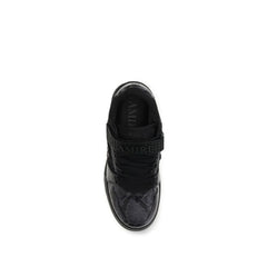 Amiri Black Calf Leather Bos Taurus Athletic Sneakers