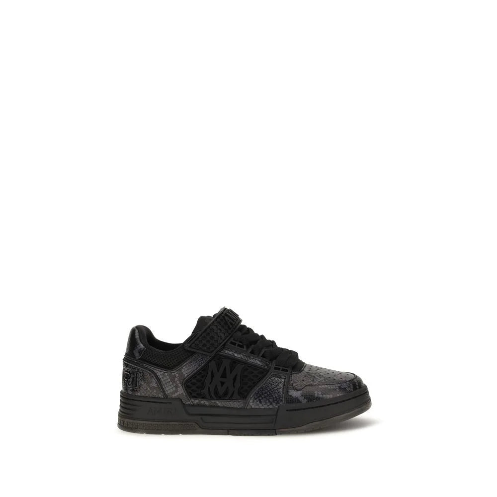 Amiri Black Calf Leather Bos Taurus Athletic Sneakers