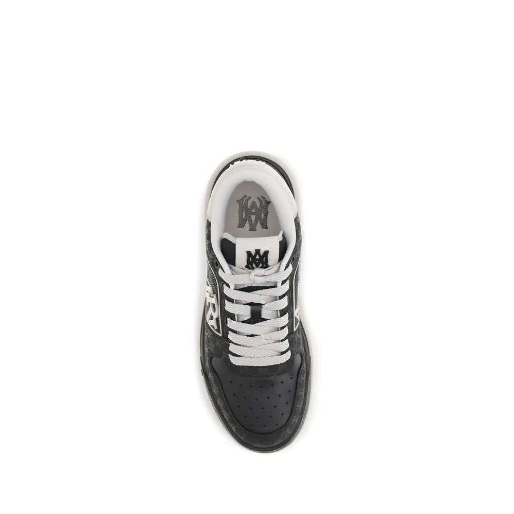 Amiri Black Calf Leather Bos Taurus Low Top Sneakers