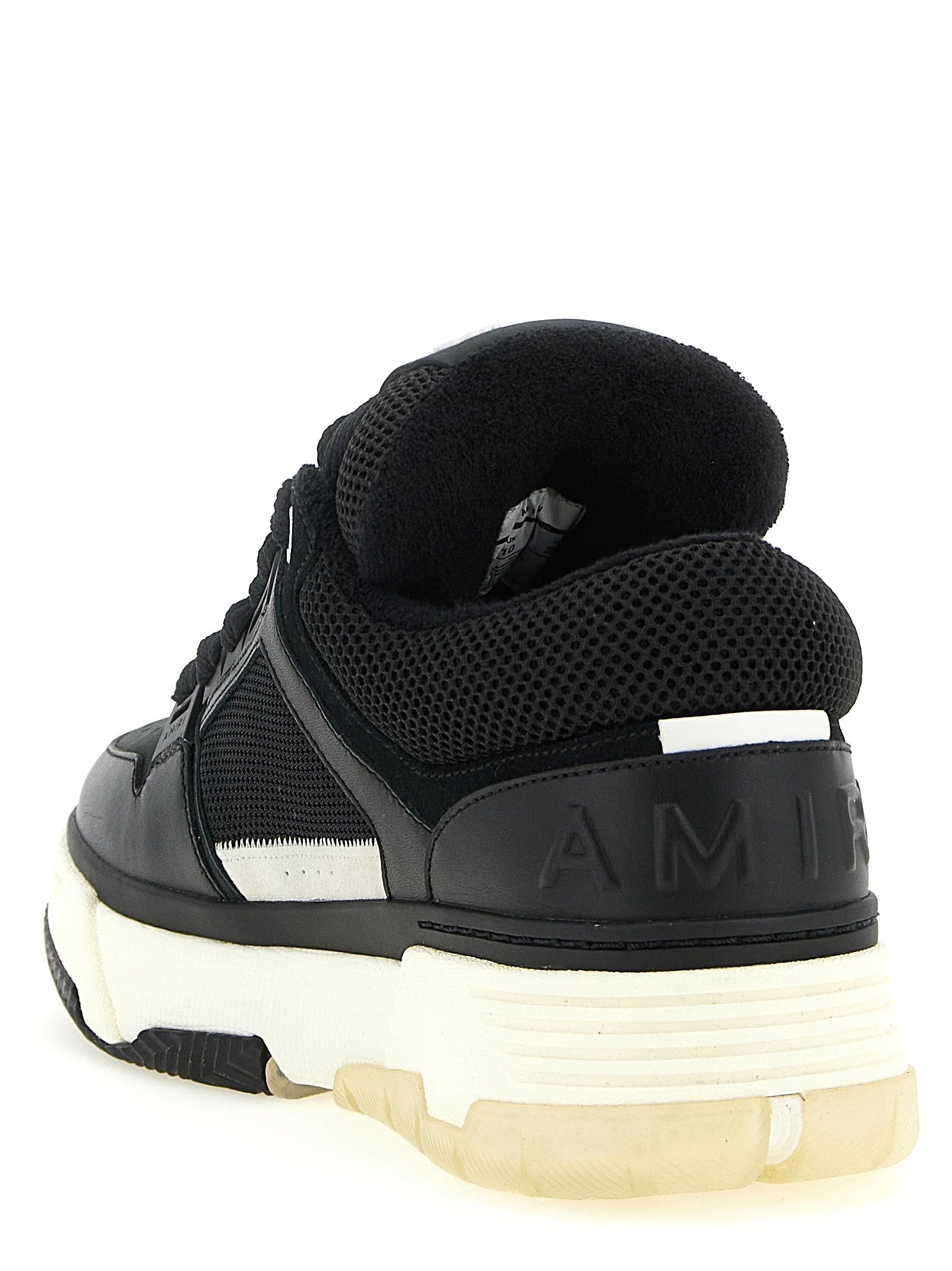 Amiri Black Calfskin Athletic Sneakers - EU45/US12