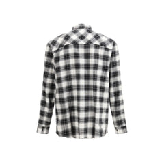 Amiri Black Cotton Pattern Shirt - M
