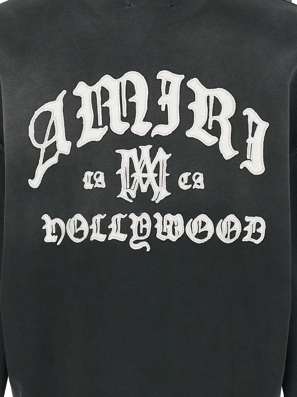 Amiri Black Cotton Sweatshirt