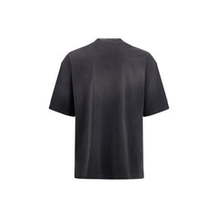 Amiri Black Cotton T-Shirt - L