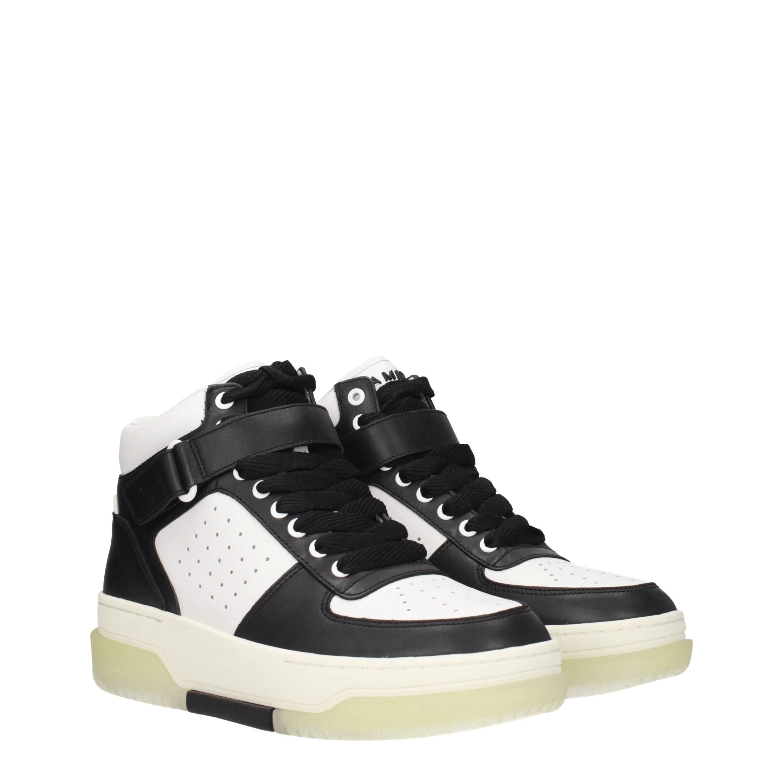 Amiri Black Leather High Tops - EU44/US11