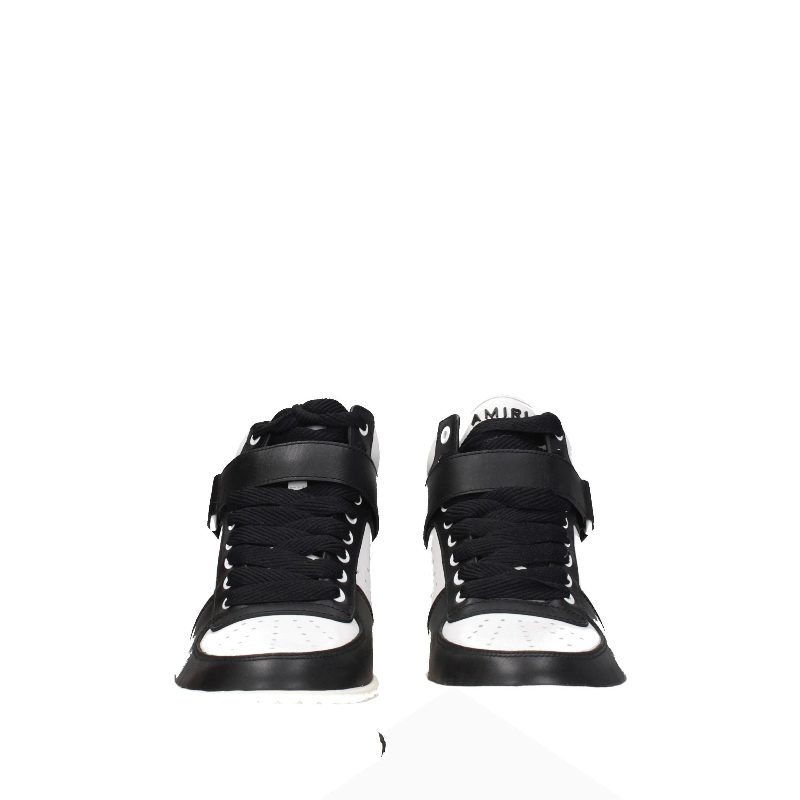 Amiri Black Leather High Tops - EU44/US11