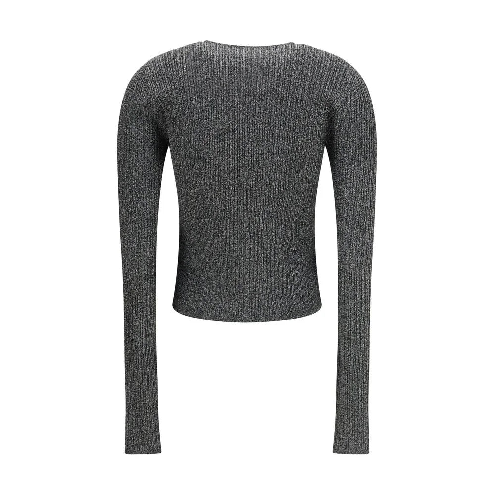 Amiri Black Viscose Cardigan