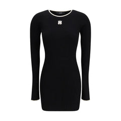 Amiri Black Viscose Casual Dress
