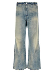 Amiri Blue Cotton Bootcut Jeans