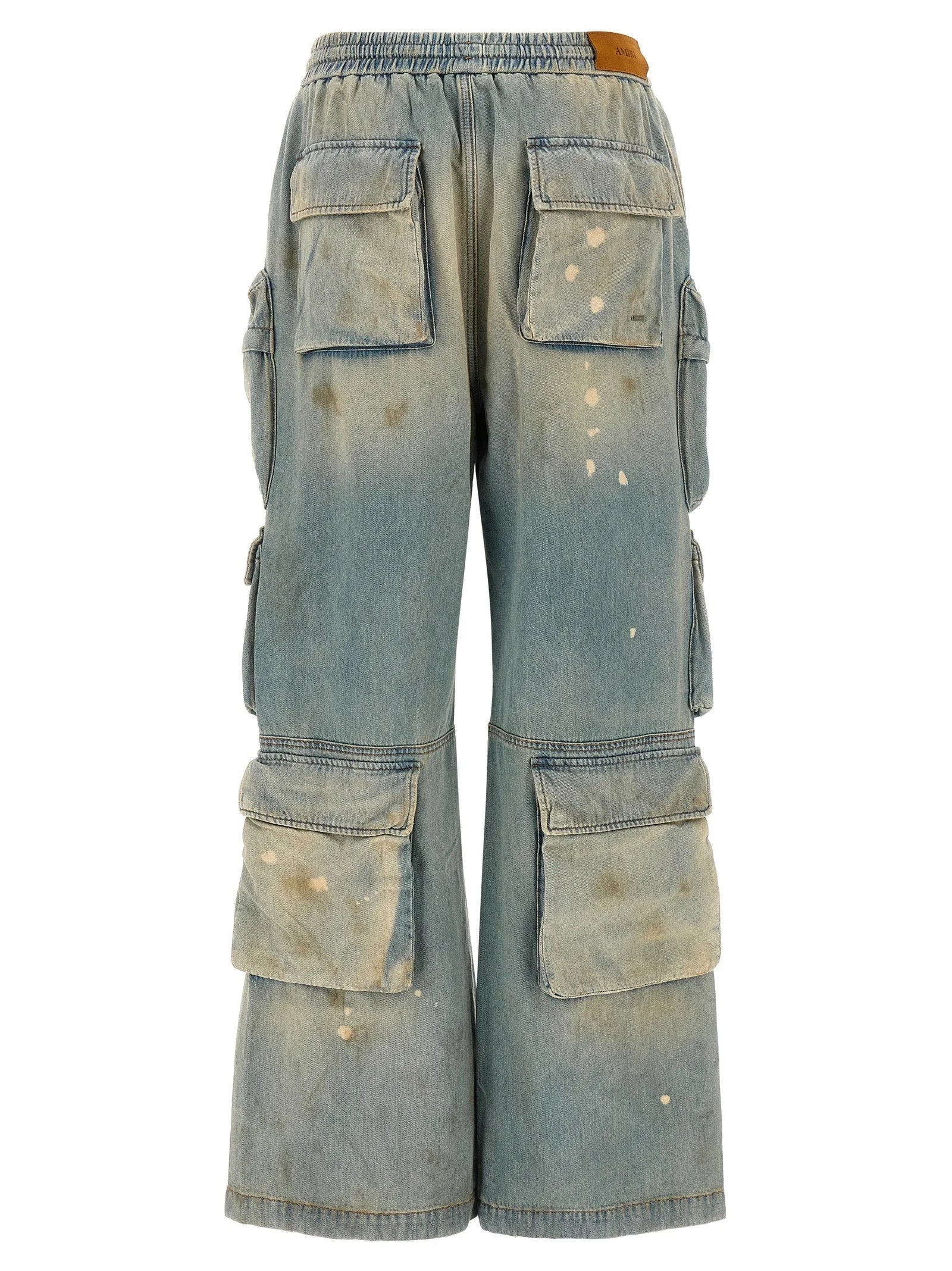 Amiri Blue Cotton Flared Jeans