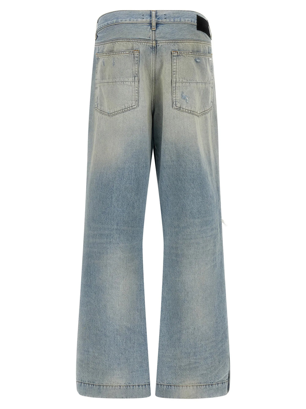 Amiri Blue Cotton Flared Jeans