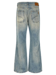 Amiri Blue Cotton Flared Jeans