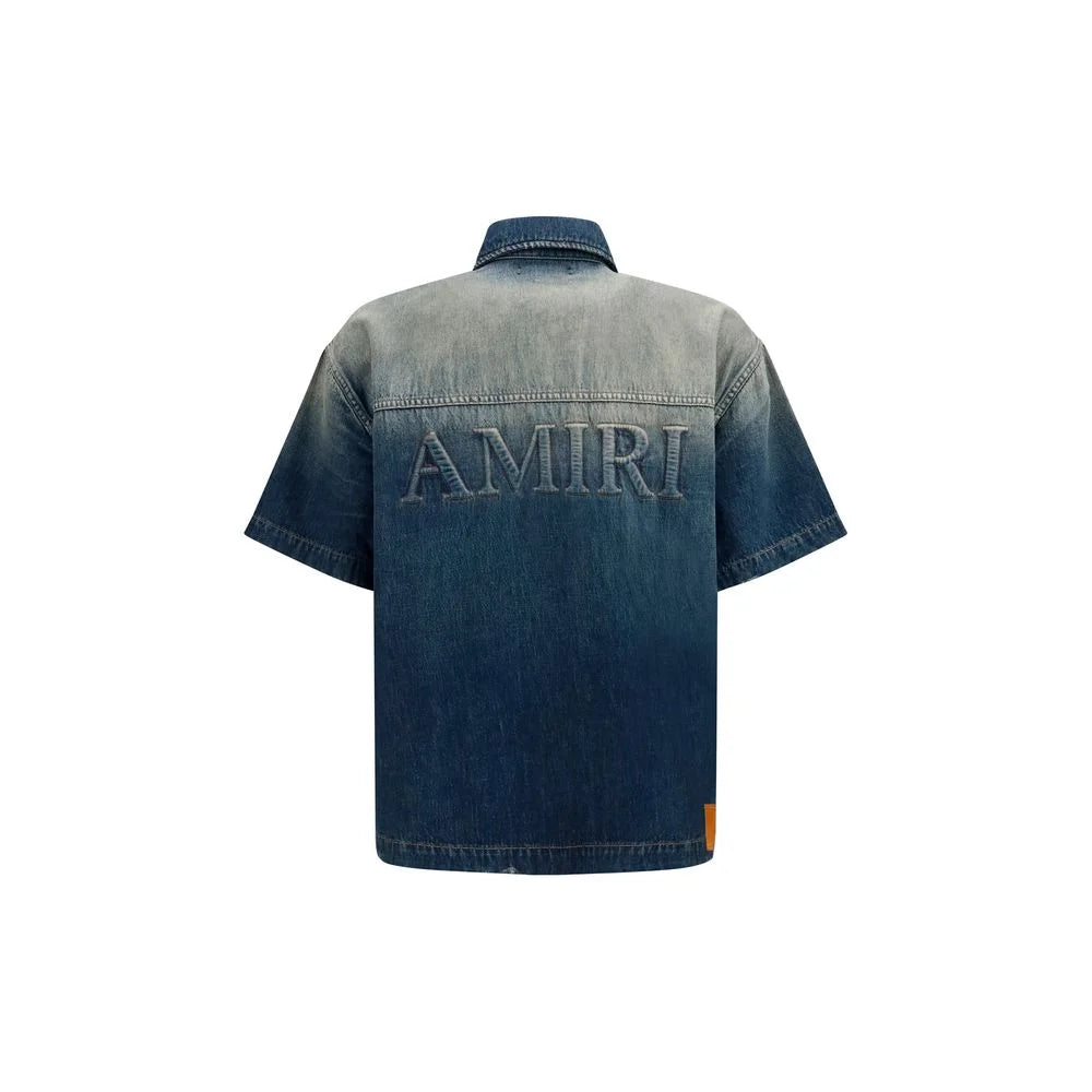 Amiri Blue Denim Shirt