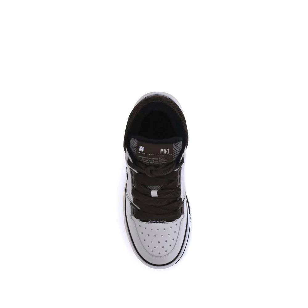 Amiri Brown Calf Leather Bos Taurus Low Top Sneakers - EU42/US9