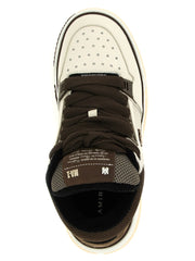 Amiri Brown Calfskin Chunky Sneakers