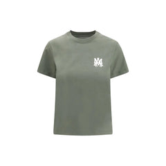 Amiri Green Cotton T-Shirt