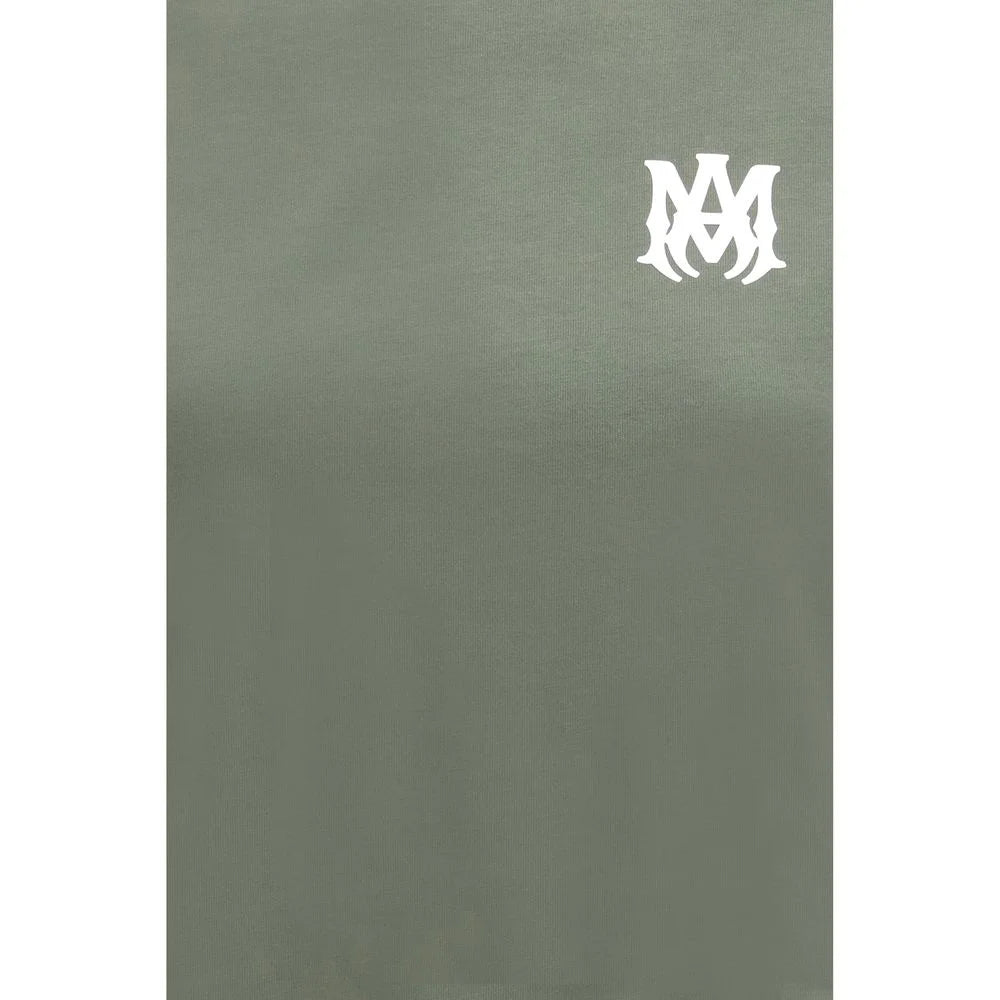Amiri Green Cotton T-Shirt