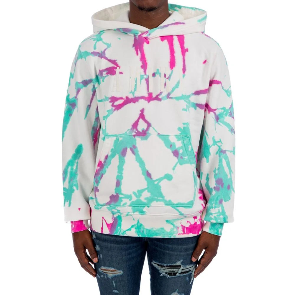 Amiri Logo Tie-Dye Hoodie Sweatshirt - L - Hoodies