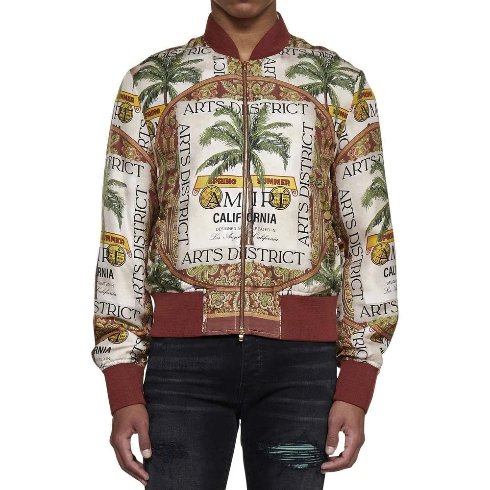Amiri Printed Silk Jacket - Bomber Jackets