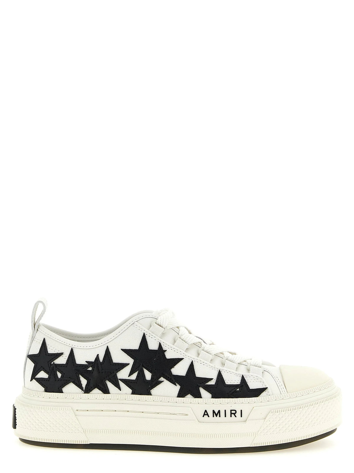 Amiri White Cotton Low Top Sneakers