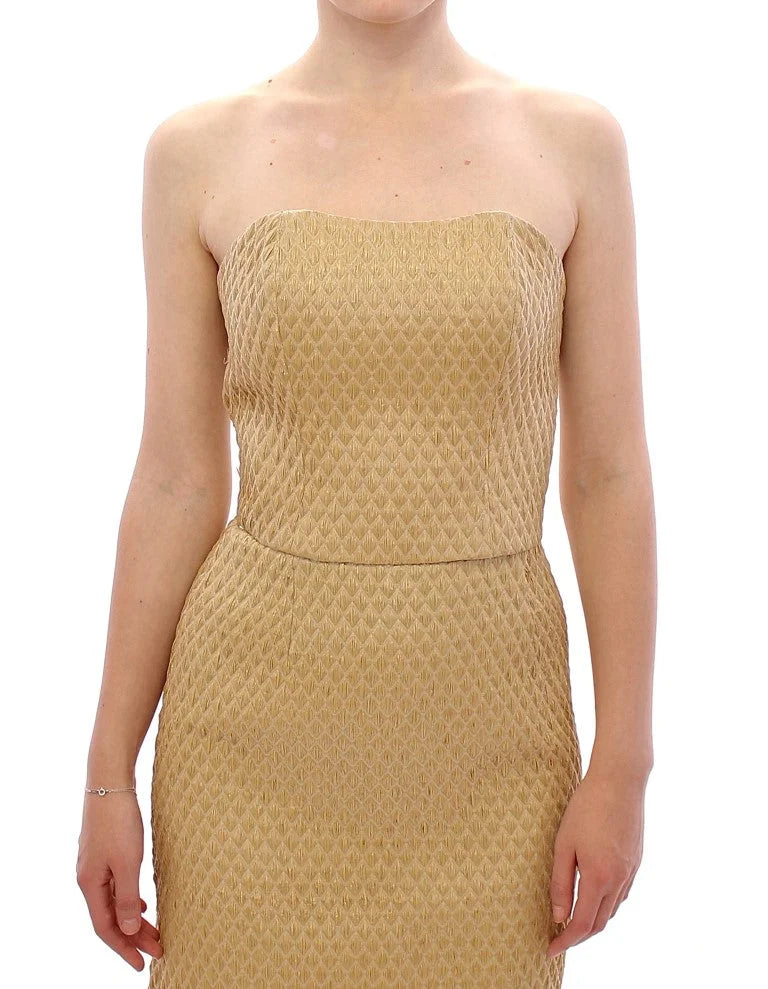 Andrea Incontri Beige Silk Cami Tank Top - IT40|S - Tank Tops