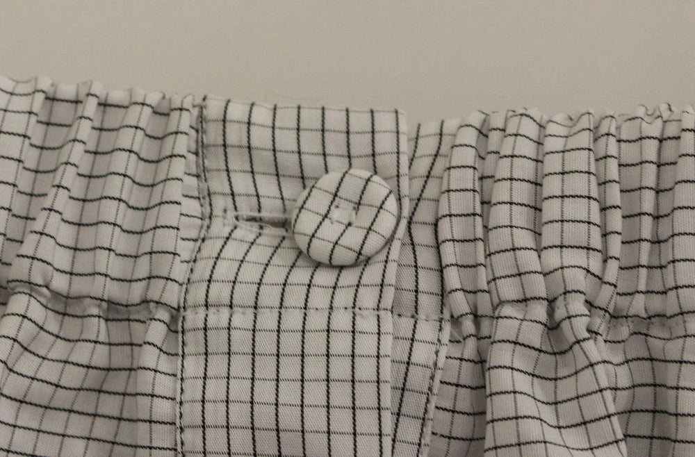 Andrea Incontri White Cotton Checkered Stretch Skirt - IT42|M - Skirts