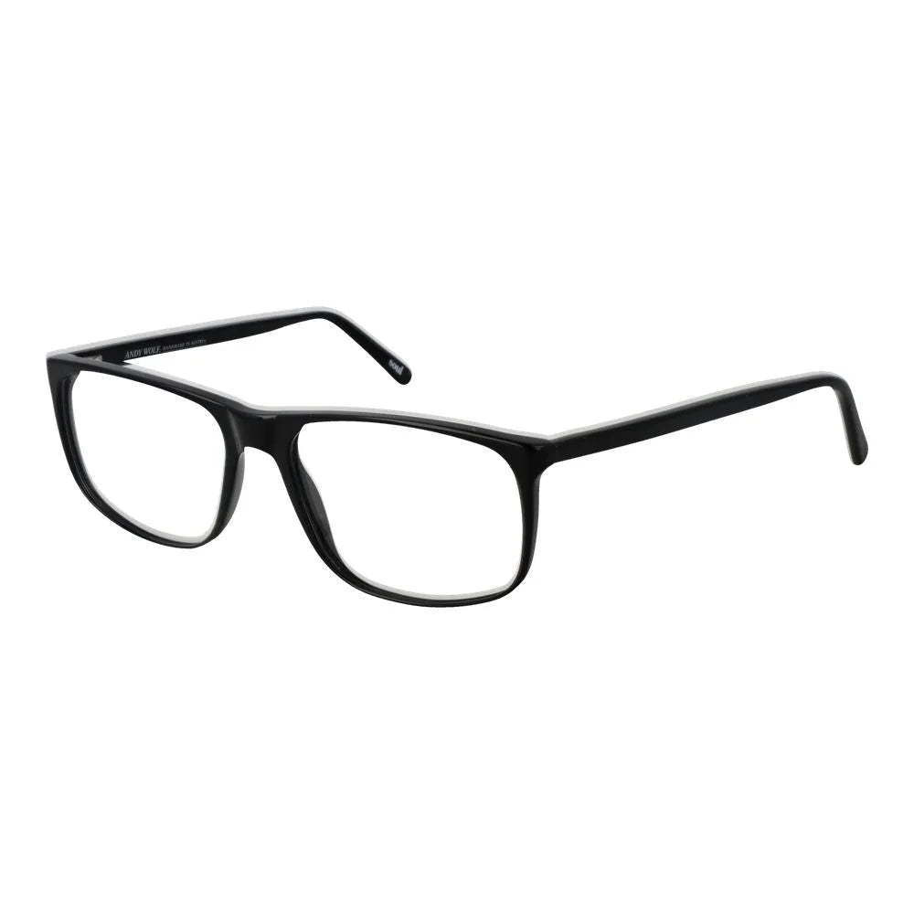 Andy Wolf Black Unisex Glasses Frame - Eyeglasses