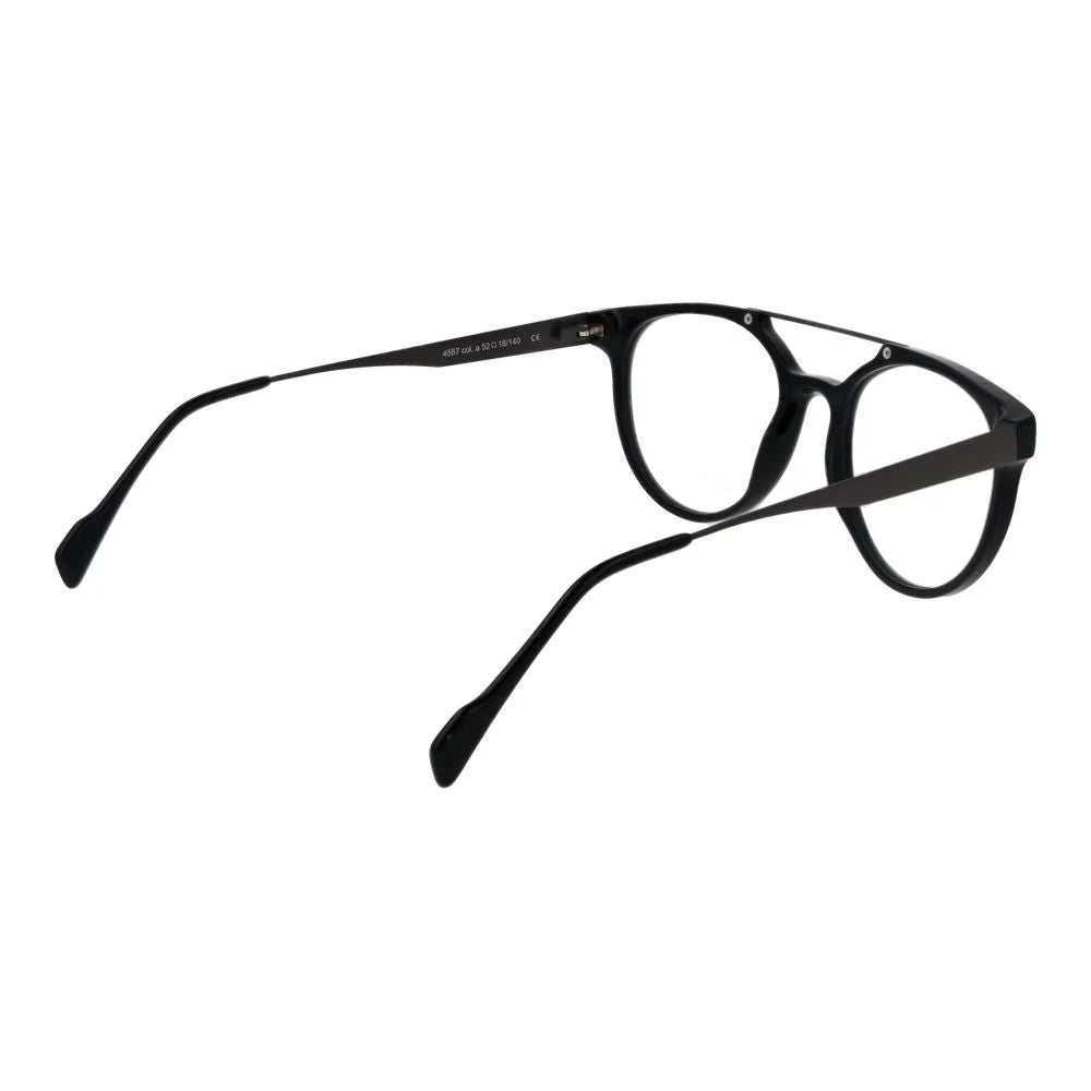 Andy Wolf Black Unisex Glasses Frame - Eyeglasses