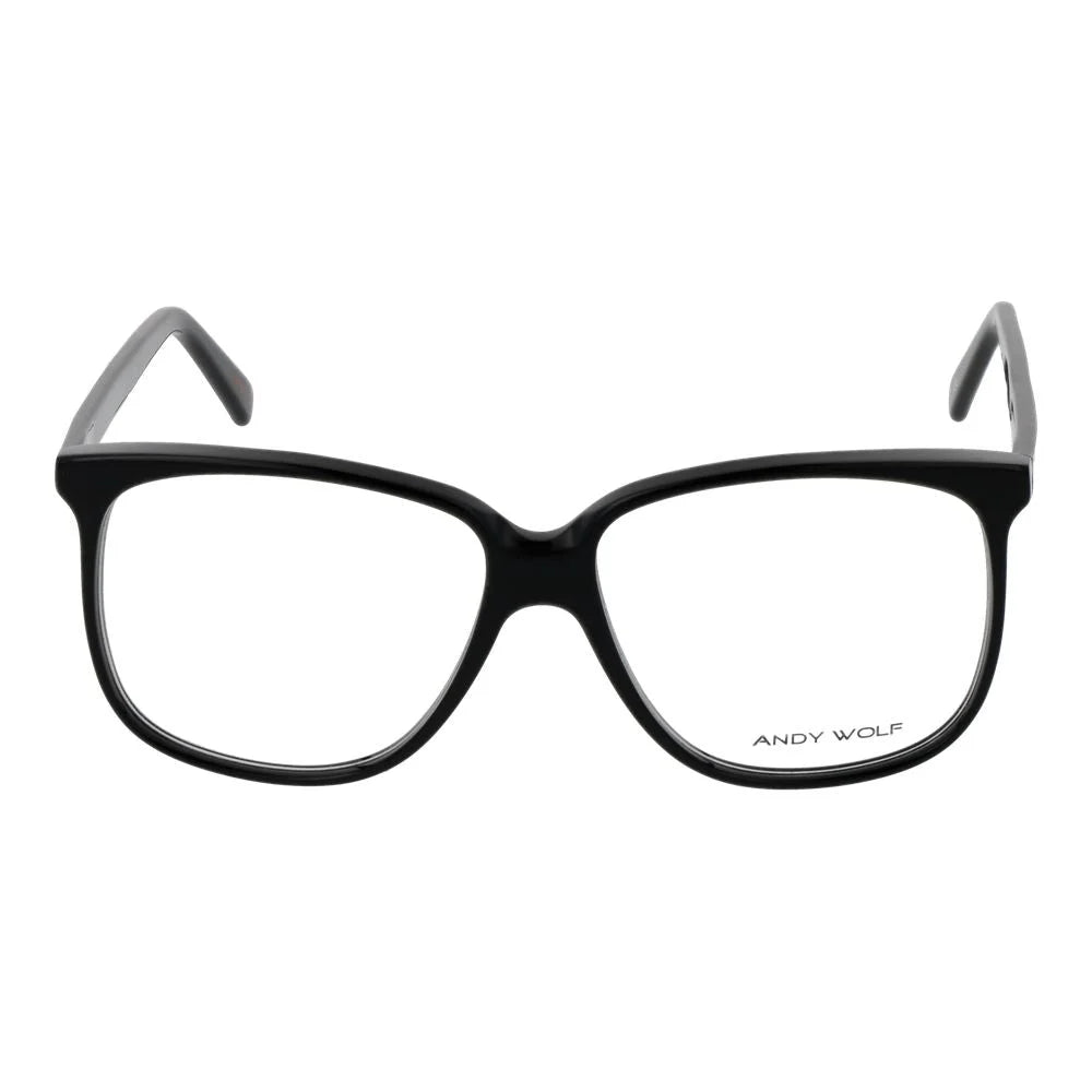 Andy Wolf Black Unisex Glasses Frame - Eyeglasses