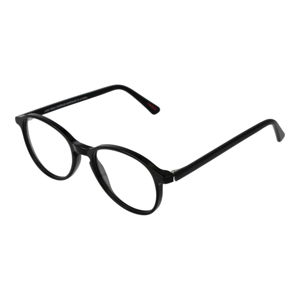 Andy Wolf Black Unisex Glasses Frame - Eyeglasses