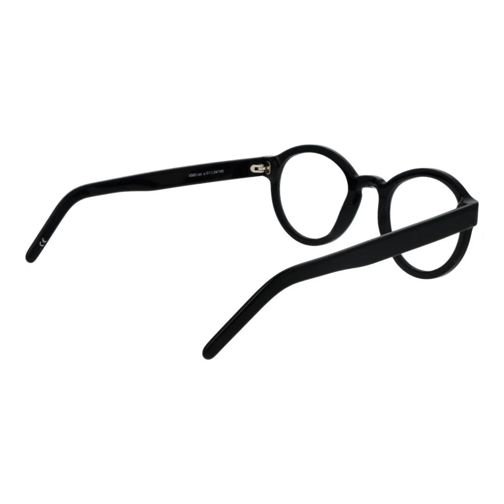 Andy Wolf Black Unisex Glasses Frame - Eyeglasses