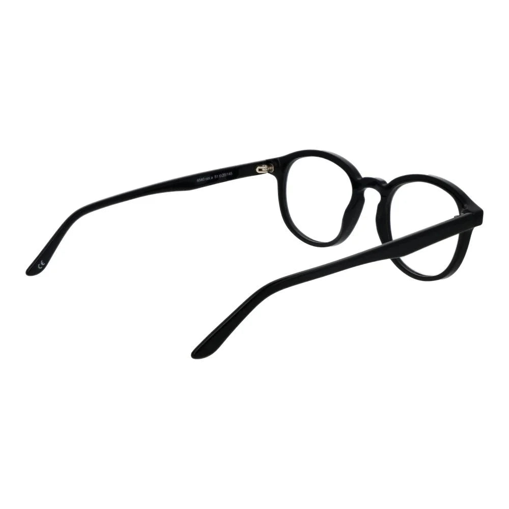Andy Wolf Black Unisex Glasses Frame - Eyeglasses
