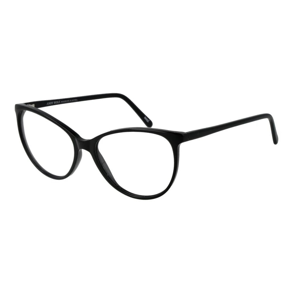 Andy Wolf Black Unisex Glasses Frame - Eyeglasses