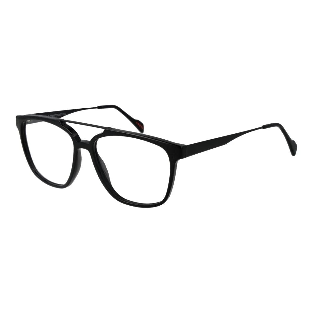 Andy Wolf Black Unisex Glasses Frame - Eyeglasses